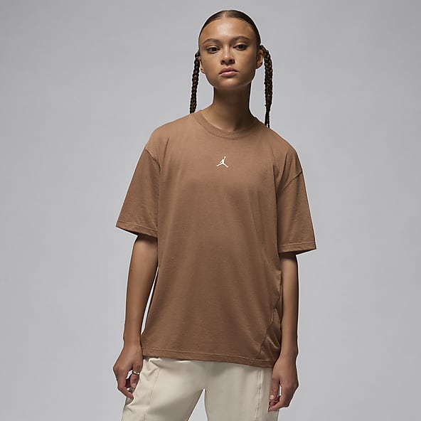 Nike t shirt donne marrone store